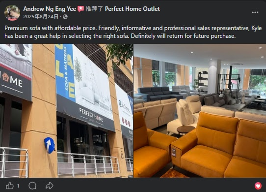 Facebook customer review